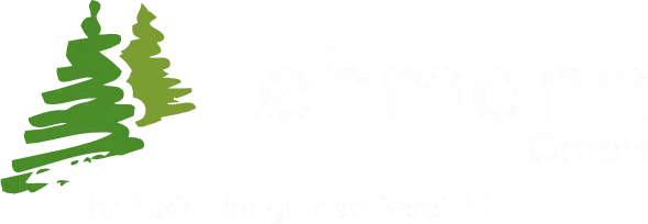 lehmann baum und garten logo weiss