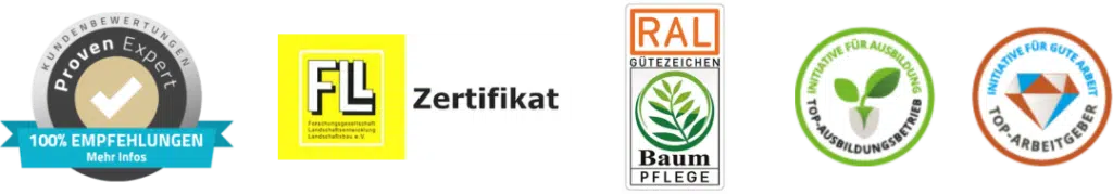 zertifikate proven expert fll zertifikat ral gütezeichen top-ausbildungsbetrieb top-arbeitgeber